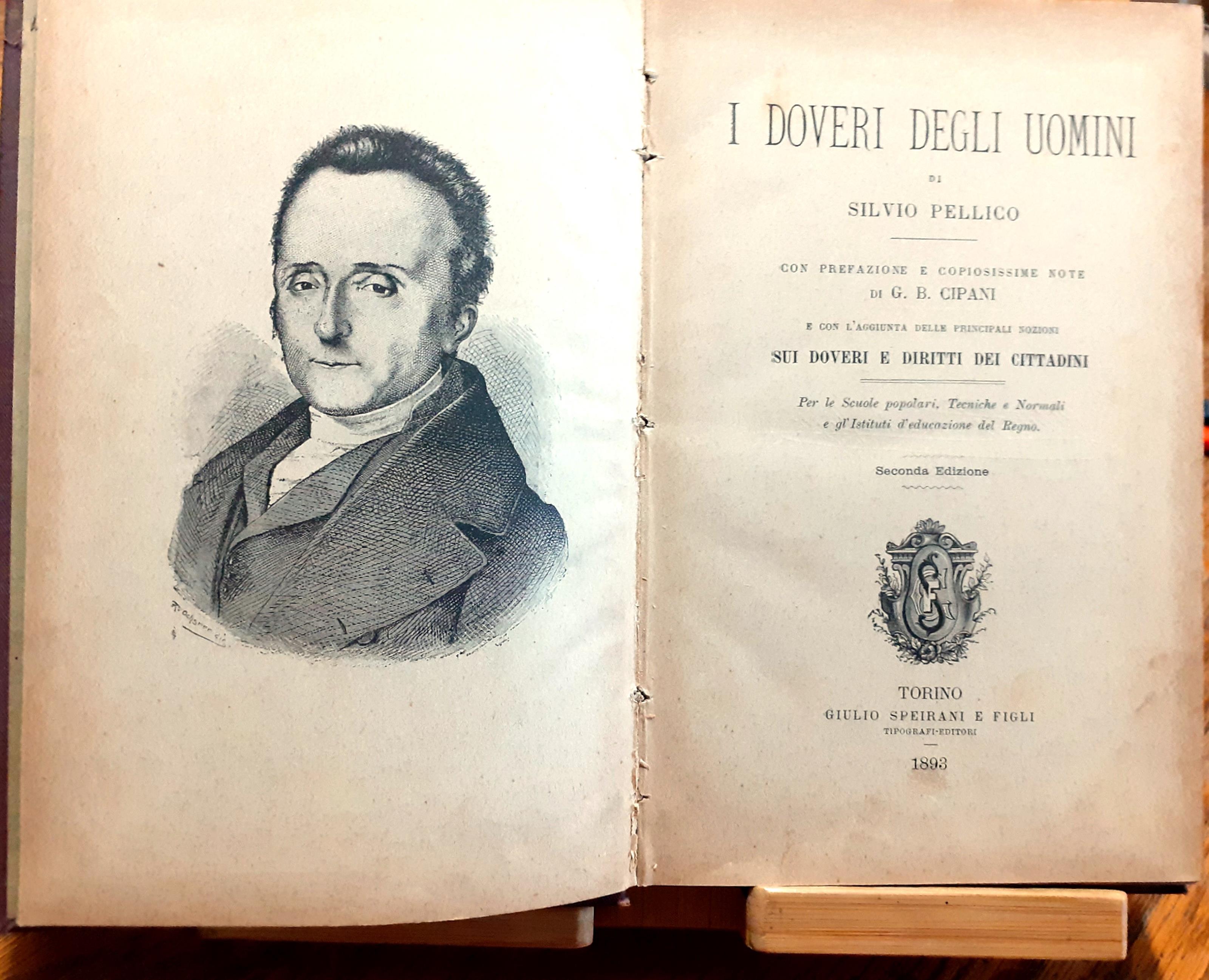 I doveri degli uomini e con l'aggiunta delle principali nozioni sui doveri e diritti dei cittadini. Per le Scuole popolari, Tecniche e Normali e gl'Istituti d'educazione del Regno
