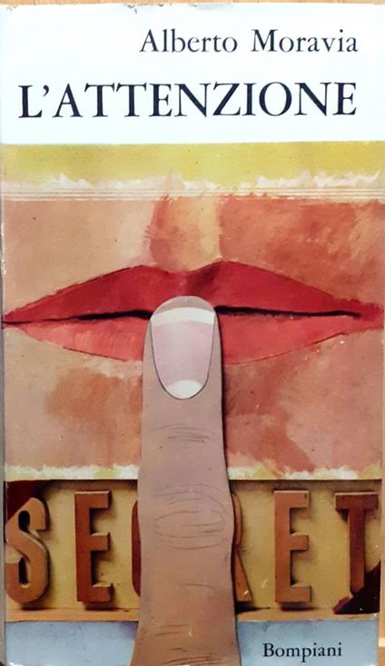 L' attenzione - Alberto Moravia - copertina