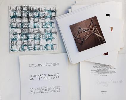 Leonardo Mosso, 45 strutture 1987 - Leonardo Mosso - copertina