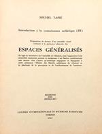 Introduction à la connaissance esthétique (III). Proposition de lecture d'un ensemble visuel ordonné à la puissance abstraite des espaces généralisés