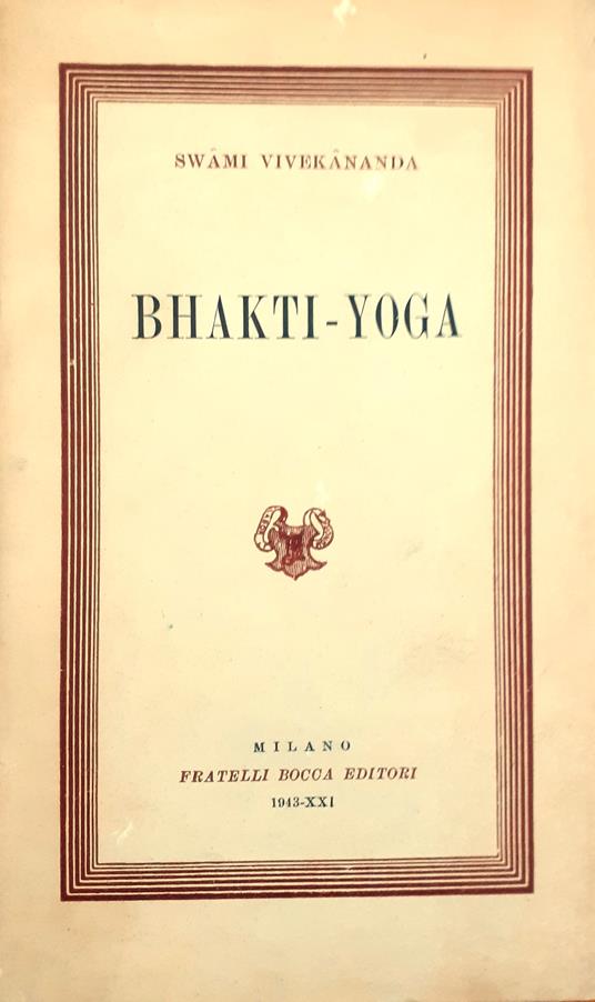 Bhakti-yoga - Swami Vivekananda - copertina