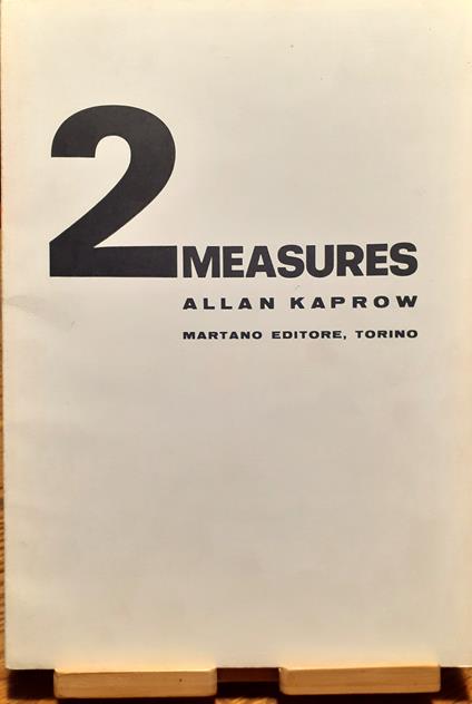 2measures. Allan Kaprow - copertina