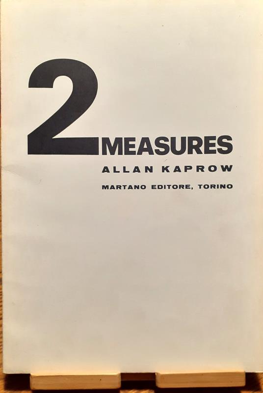 2measures. Allan Kaprow - copertina