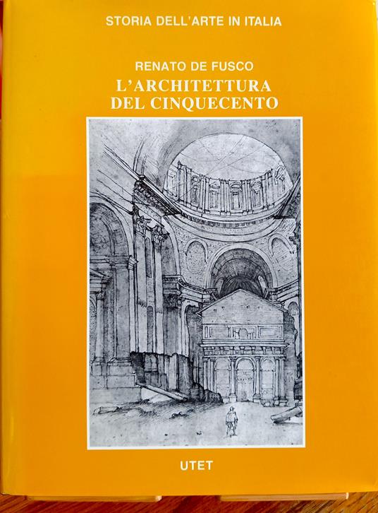 L' architettura del Cinquecento - Renato De Fusco - copertina
