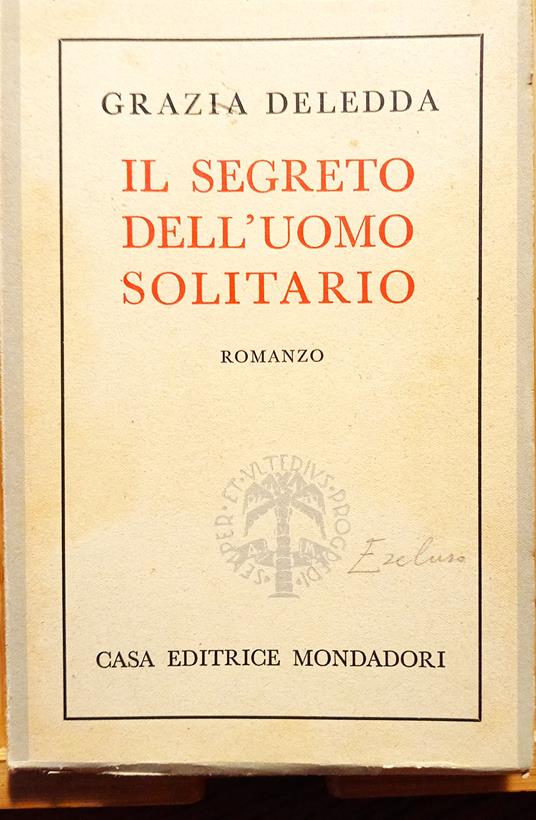 Il segreto dell'uomo solitario - Grazia Deledda - copertina