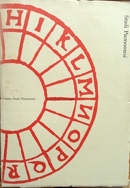 Studi Piemontesi - copertina