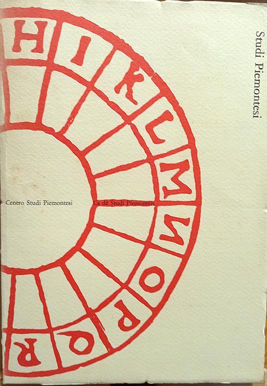 Studi Piemontesi - copertina