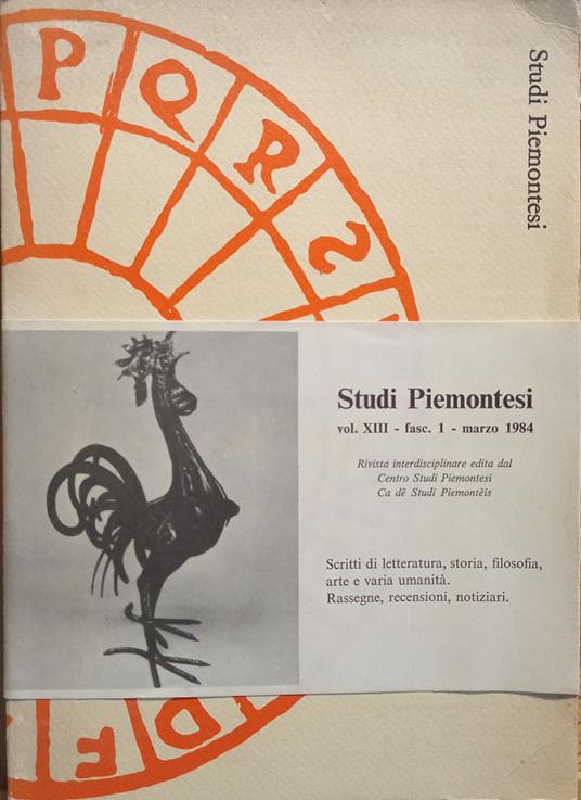 Studi Piemontesi - copertina