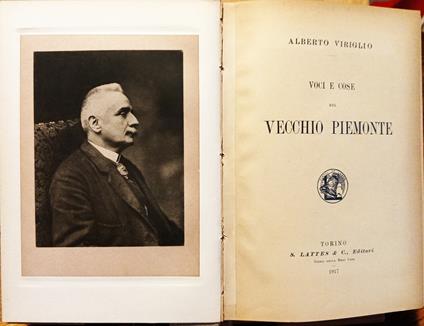 Voci e cose del vecchio Piemonte - Alberto Viriglio - copertina