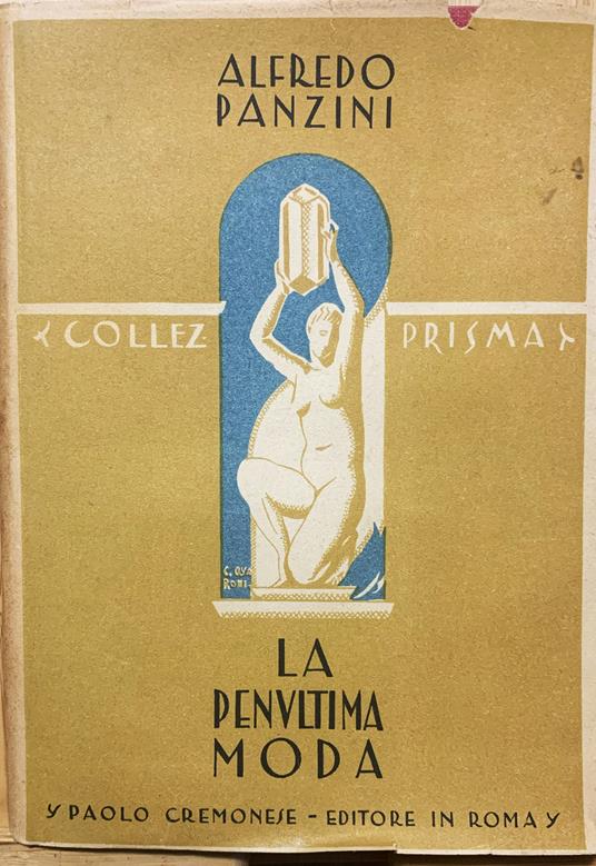 La penultima moda - Alfredo Panzini - copertina