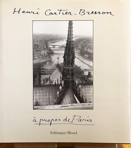 Henryi Cartier-Bresson: à propos de Paris - copertina