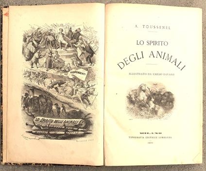 Lo spirito degli animali - copertina