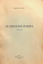 Le Edizioni Pomba 1792-1849