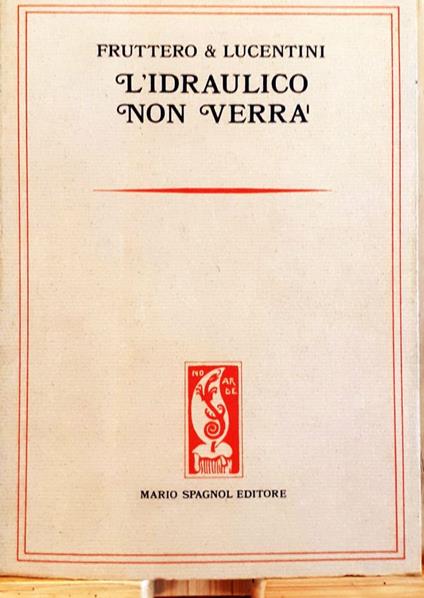 L' idraulico non verrà - Carlo Fruttero - copertina