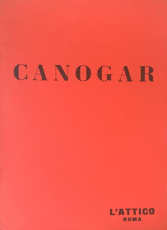 Canogar - copertina