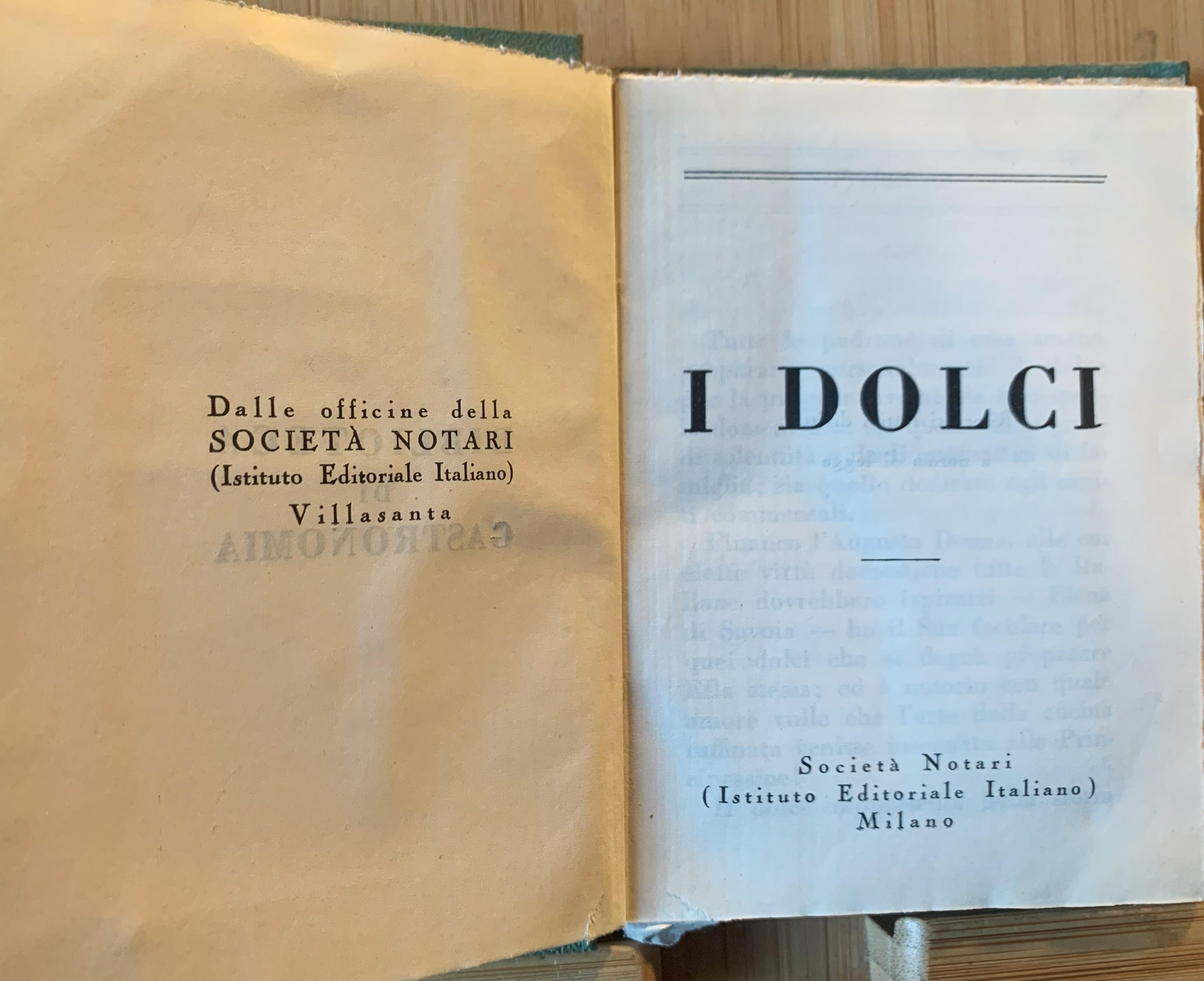 I dolci