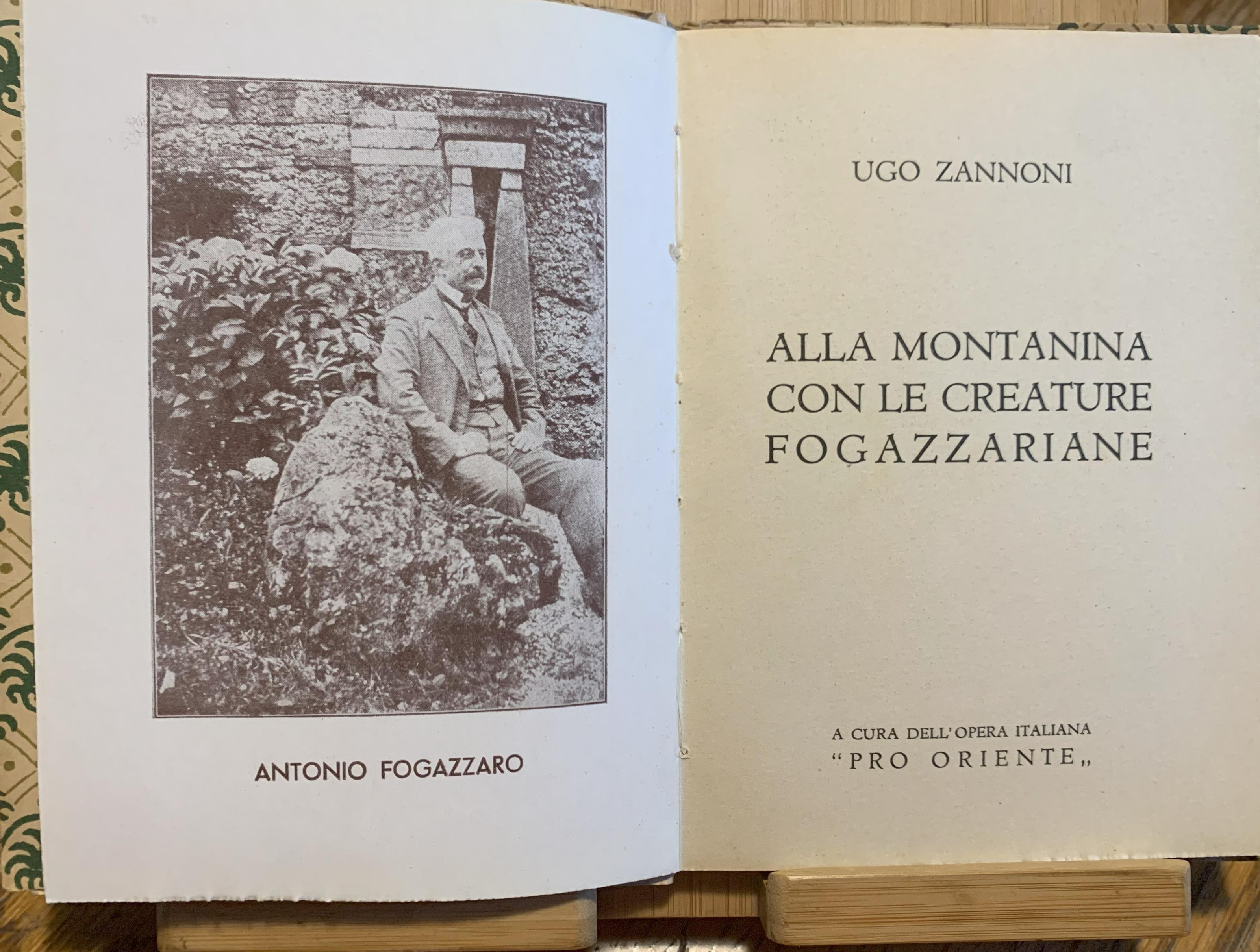 Alla Montanina con le creature fogazzariane