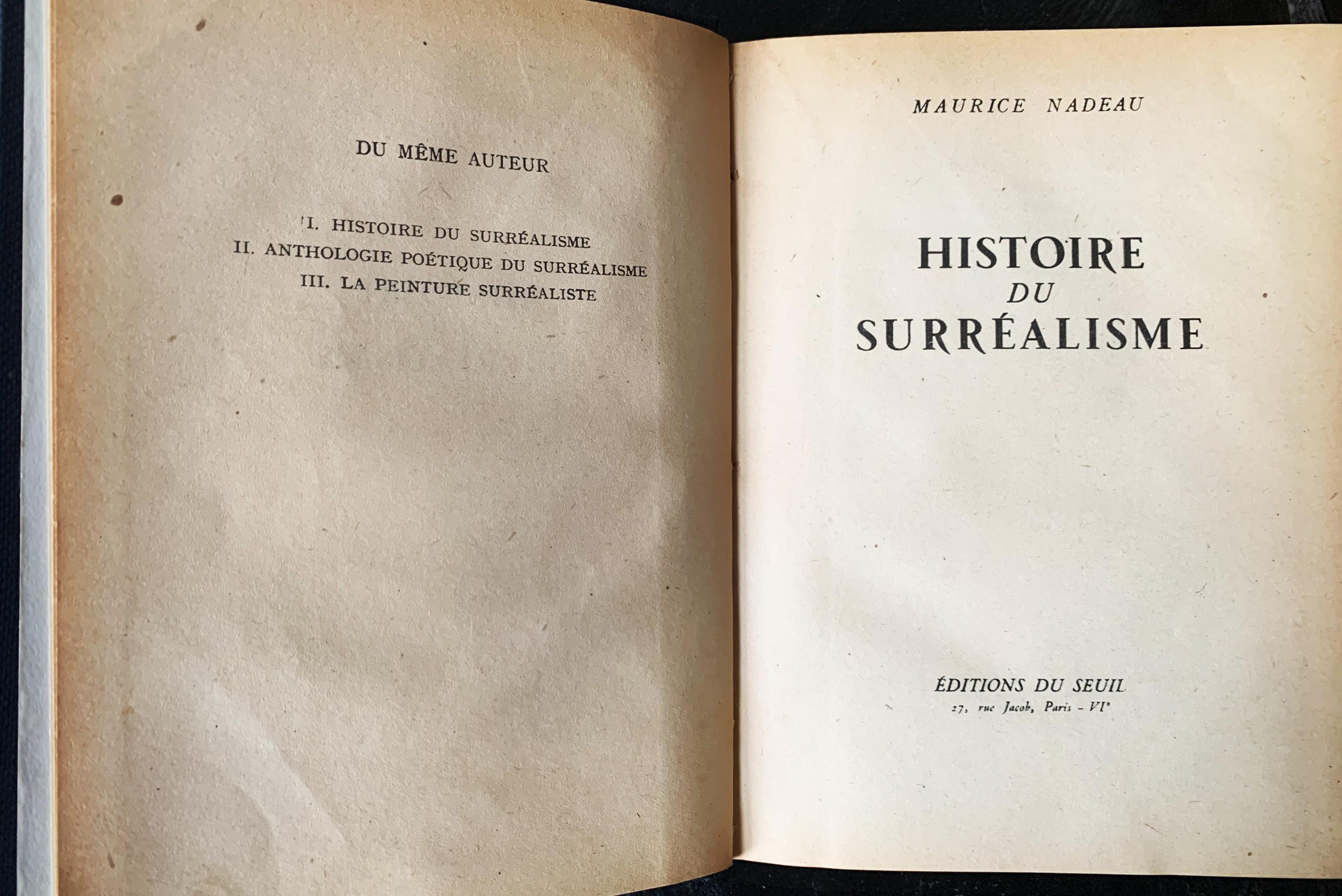 Histoire du surréalisme