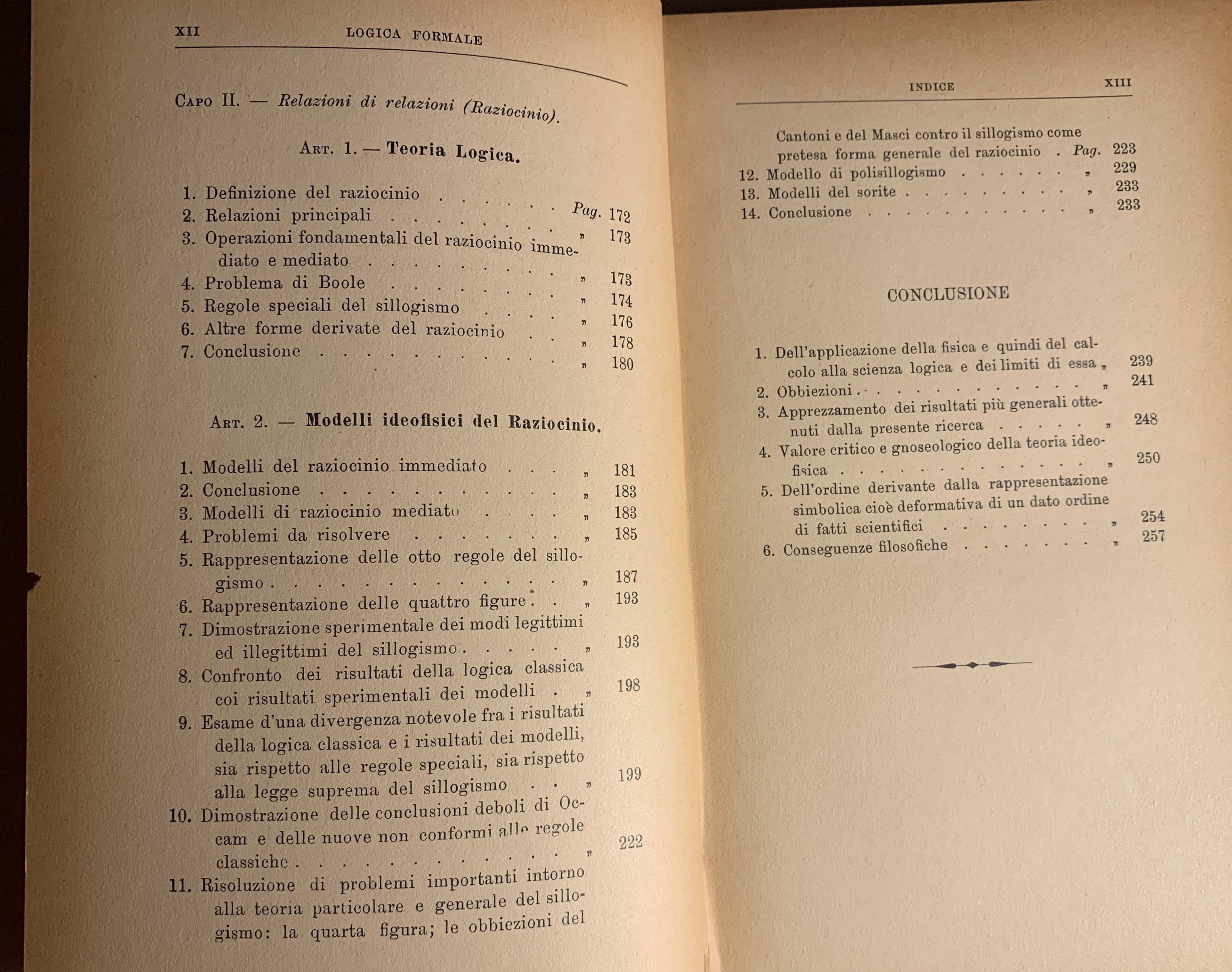 Logica formale dedotta dalla considerazione di modelli meccanici