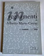 insegnamenti di Alberto Mario Cirese. I programmi dei corsi di Cagliari, Siena e Roma Otto disegni originali
