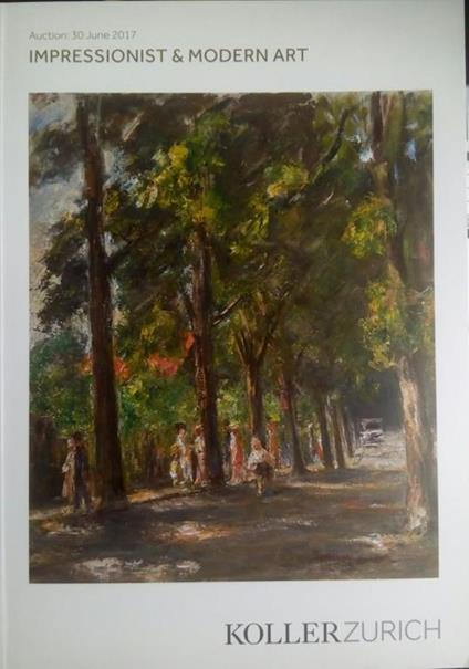Impressionist & Modern Art giugno 2017 Koller Zurich - copertina