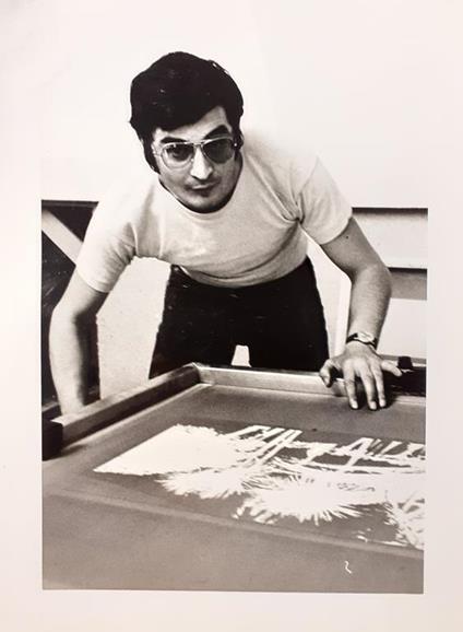 Fotografia originale ai sali d'argento "Ferdinando De Filippi Artista" 1970 - copertina