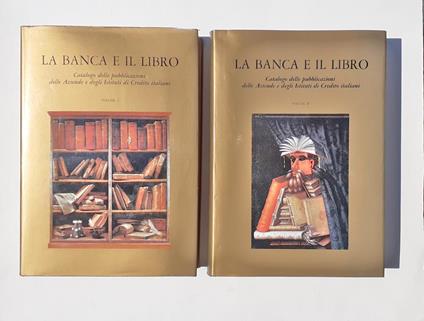 La Banca e il libro catalogo delle pubblicazioni 2 volumi ABI 1991 - Enrica Schettini Piazza - copertina