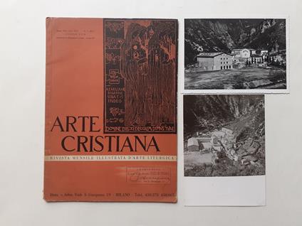 Arte Cristiana rivista mensile - Le chiese moderne nella diocesi di Alba Arch. Della Piana 1954 - copertina
