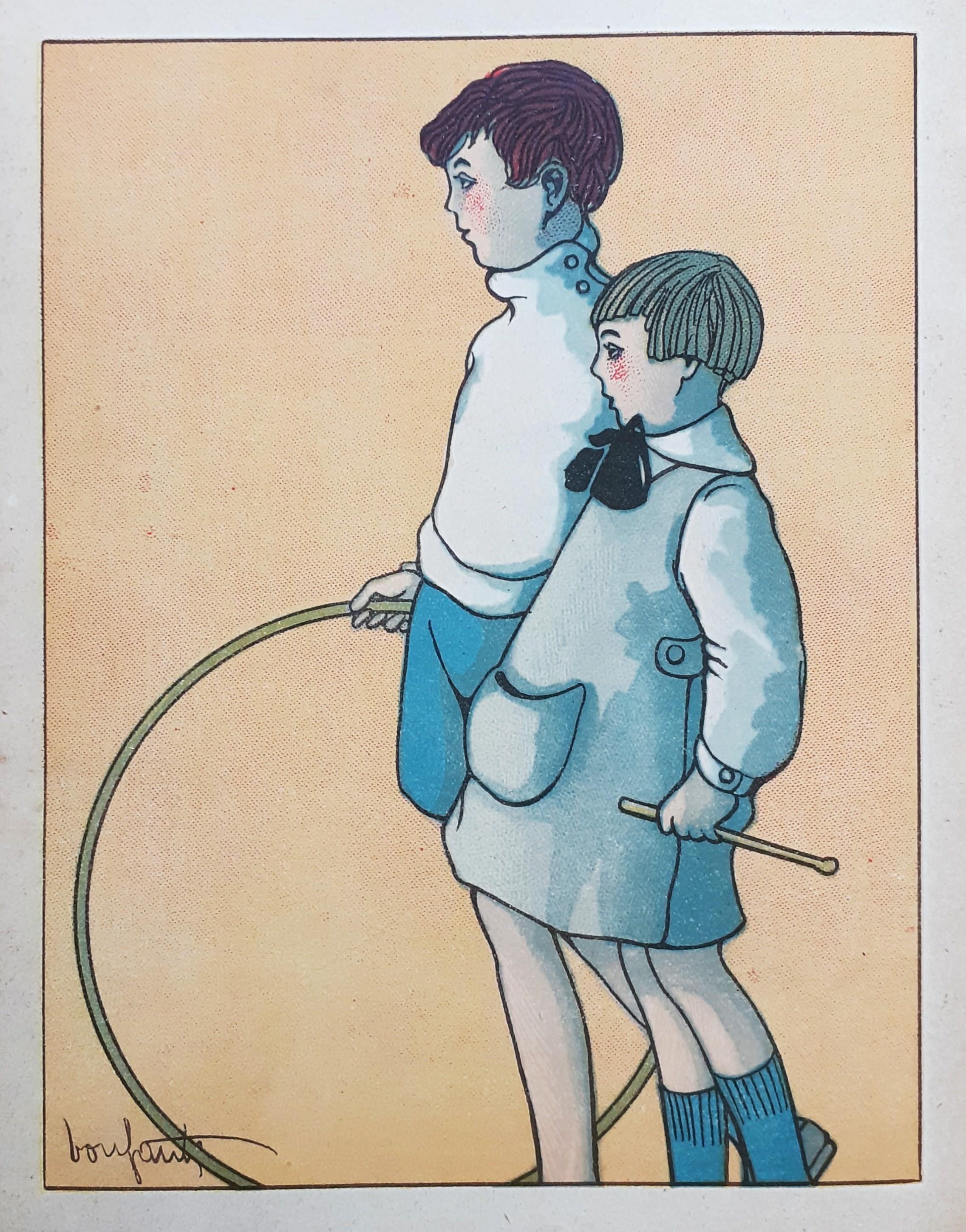 Storia di un amico illustrato da Arturo Bonfanti - Vallardi Editore 1927