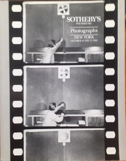SOTHEBY'S auction Photographs New York 1990 - copertina