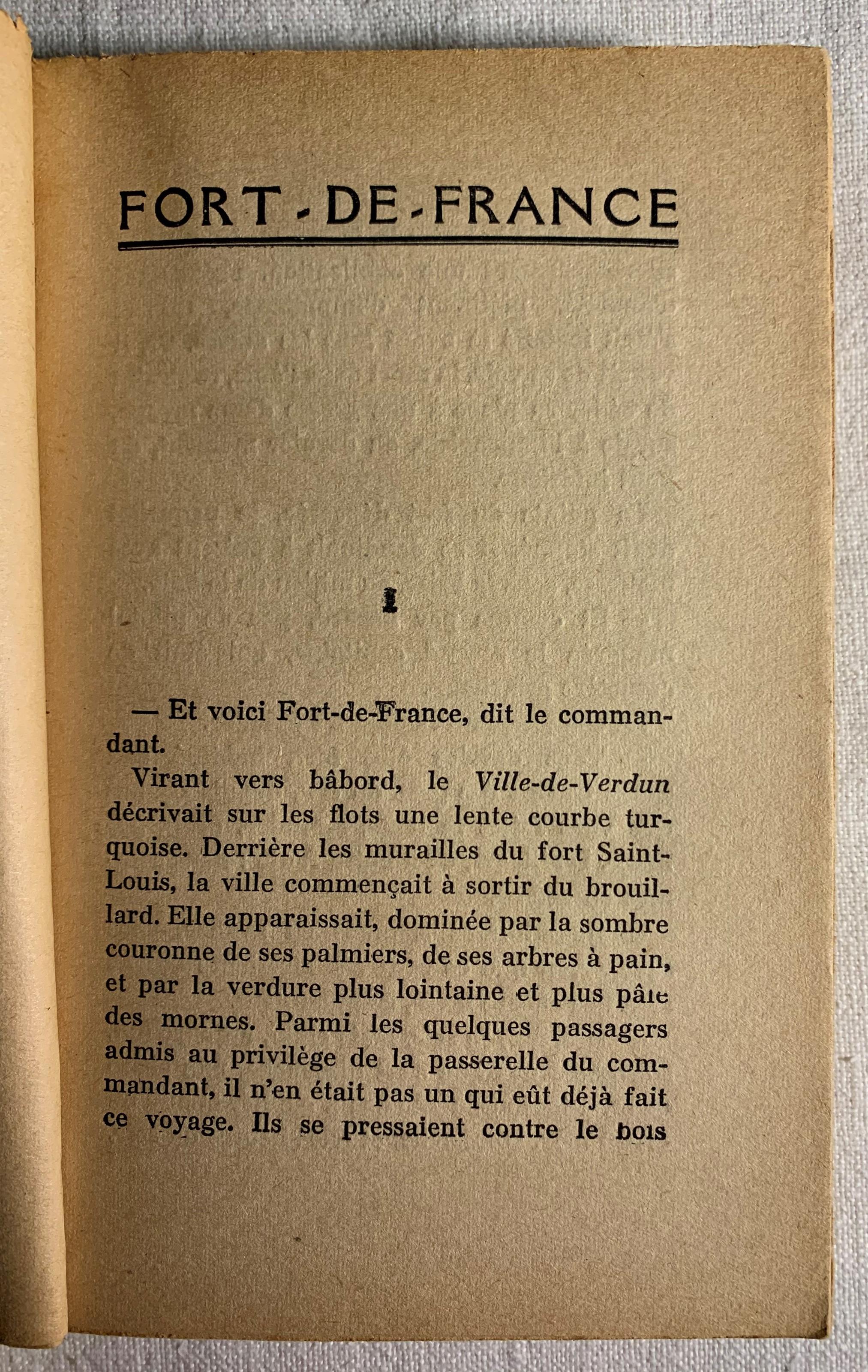 Fort-de-France. Roman