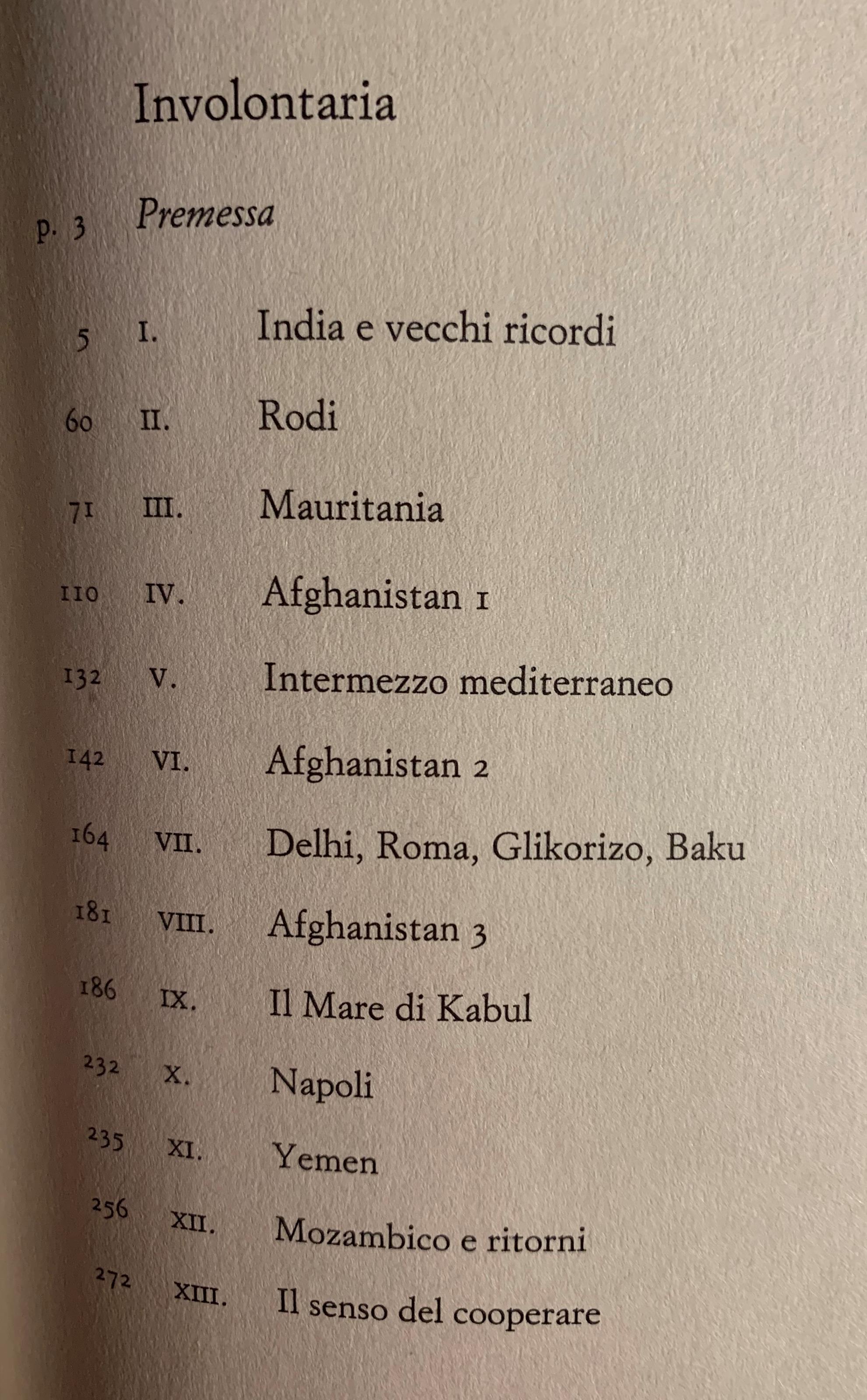 Involontaria. Avventure umane e umanistiche