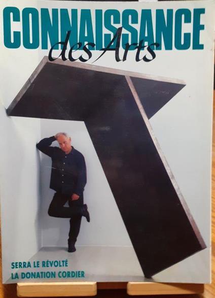 Connaissance des arts N°455 gennaio 1990 Cover Richerd Serra - Philip Jodidio - copertina