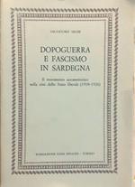 Dopoguerra e Fascismo in Sardegna Einaudi 1969