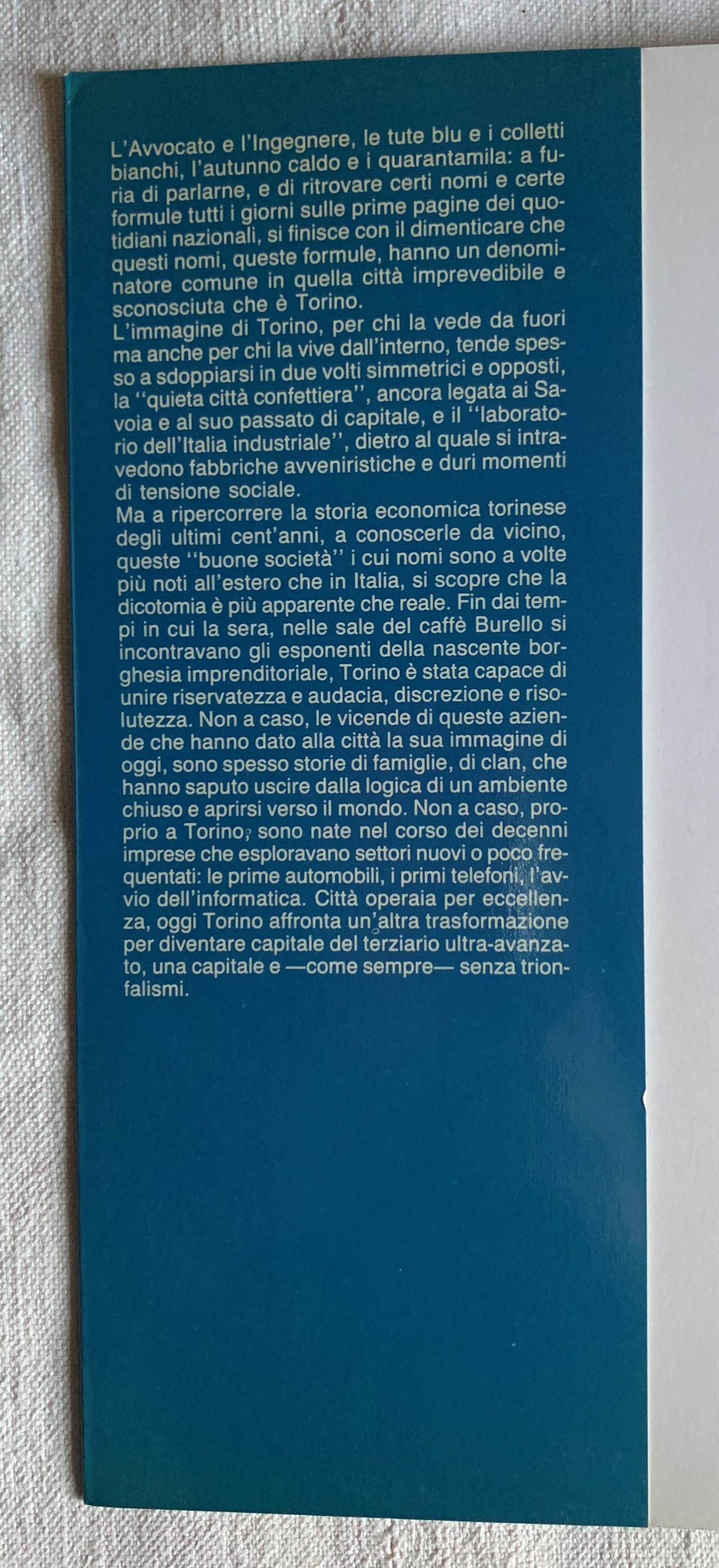 Le buone società. Torino