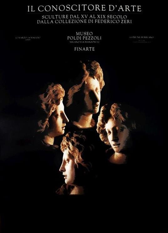 Poster Il Conoscitore d'Arte - Museo Poldi Pezzoli Milano 1989 - copertina