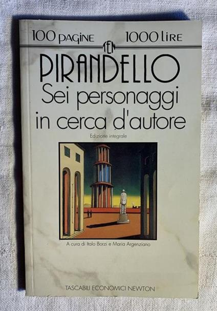 Sei personaggi in cerca d'autore - copertina