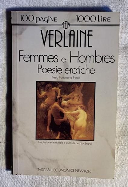 Femmes e Hombres. Poesie erotiche. Testo francese a fronte - copertina