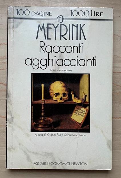 Racconti agghiaccianti - Gustav Meyrink - copertina