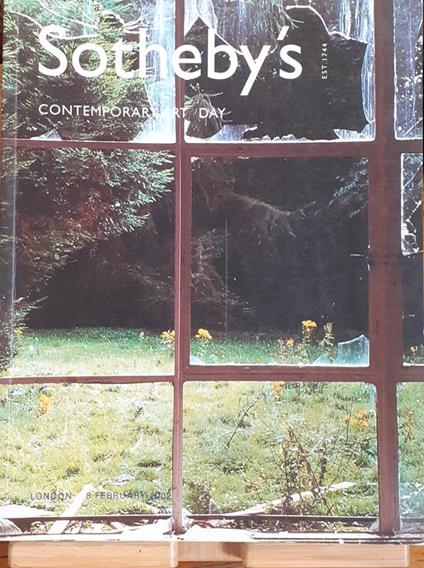 Sotheby's  auction Contemporary Art London Febbraio 2002 - copertina