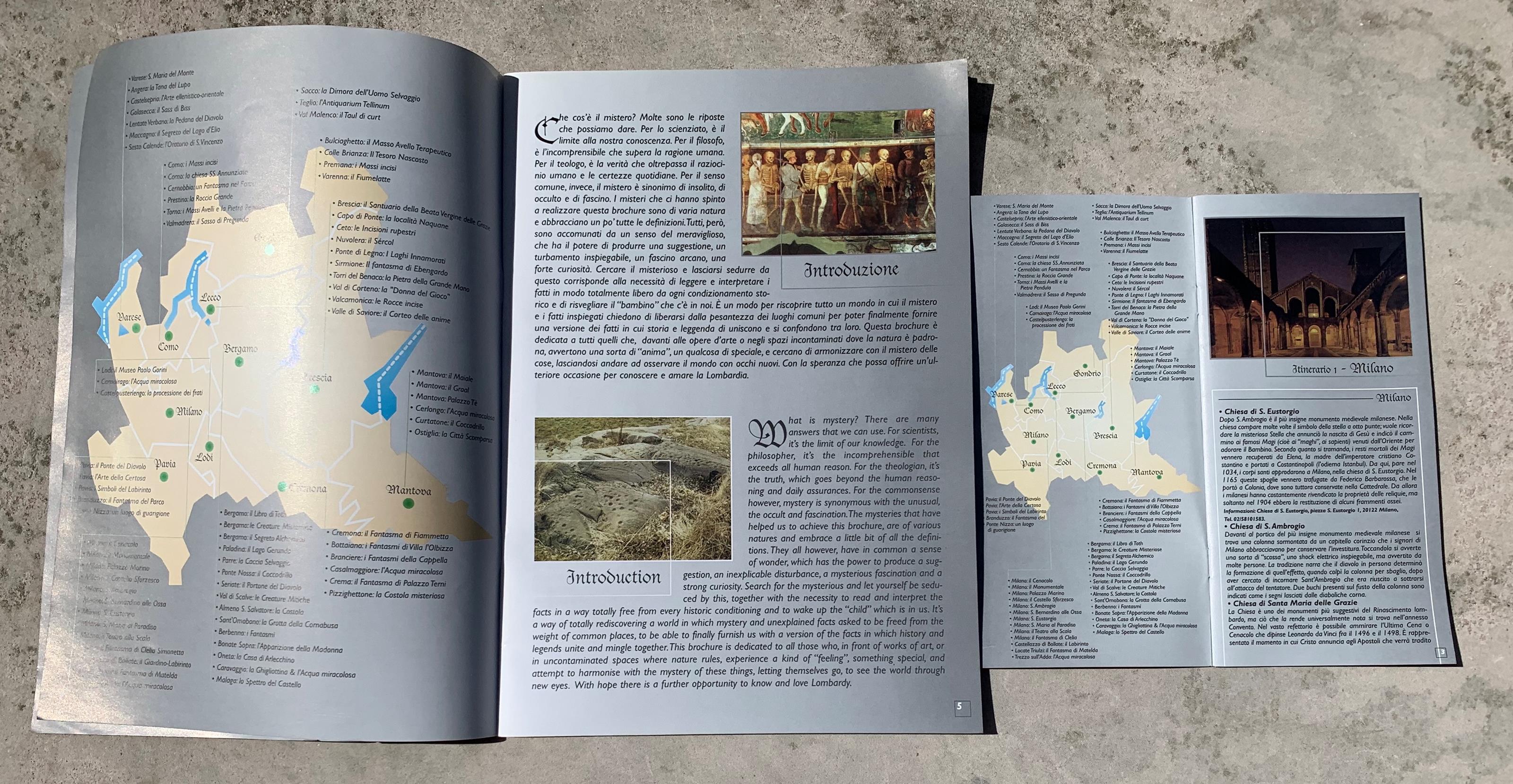 Lotto: Misteri Di Lombardia: Streghe, Fantasmi, Leggende, Credenze Popolari / Misteries Of Lombardy... ...Witches, Ghosts, Legends, Folklore + Itinerari / Itineraries