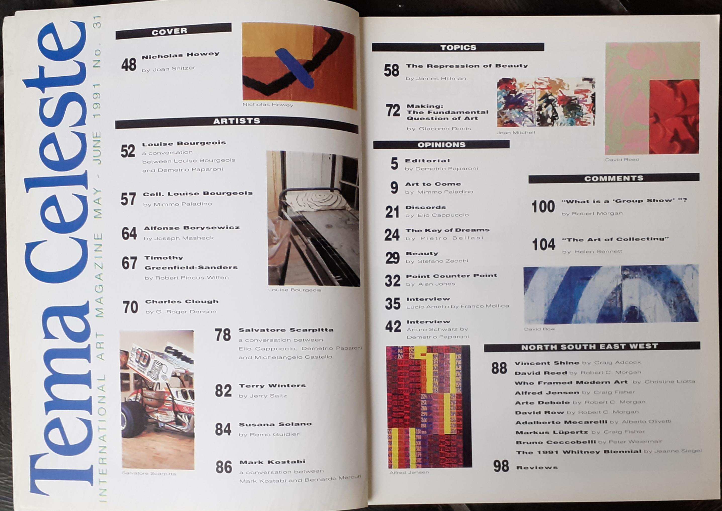 Tema Celeste Contemporary Art Review Maj-June 1991 n° 31