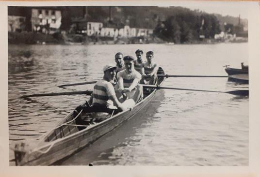 Fotografia originale Canottaggio Cerea Vincitori Coppa Professori Torino 1926 - copertina