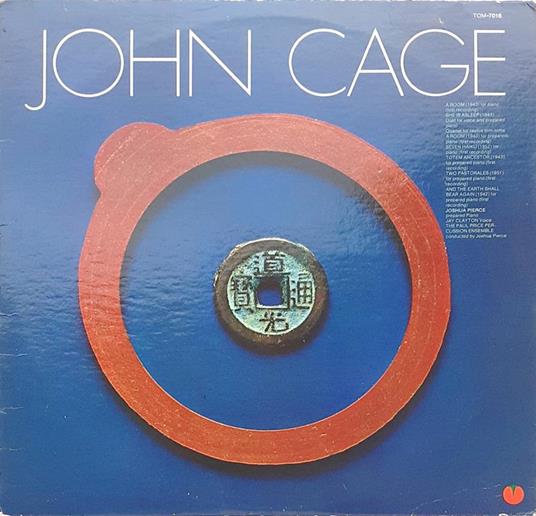 LP John Cage 1978 - Tom-7016 - John Cage - copertina