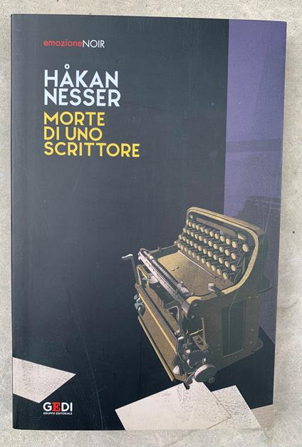 Morte di uno scrittore - Håkan Nesser - copertina