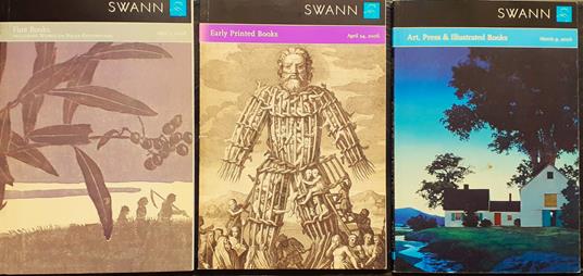 Swann tre cataloghi aste Books illustred 2006/2008 - copertina