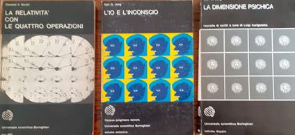 Tre libri Scientifica Boringhieri cover Enzo Mari 1966/67/72 - copertina
