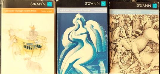 Tre Cataloghi auction Print New York 2005/06 - Alan Swann - copertina