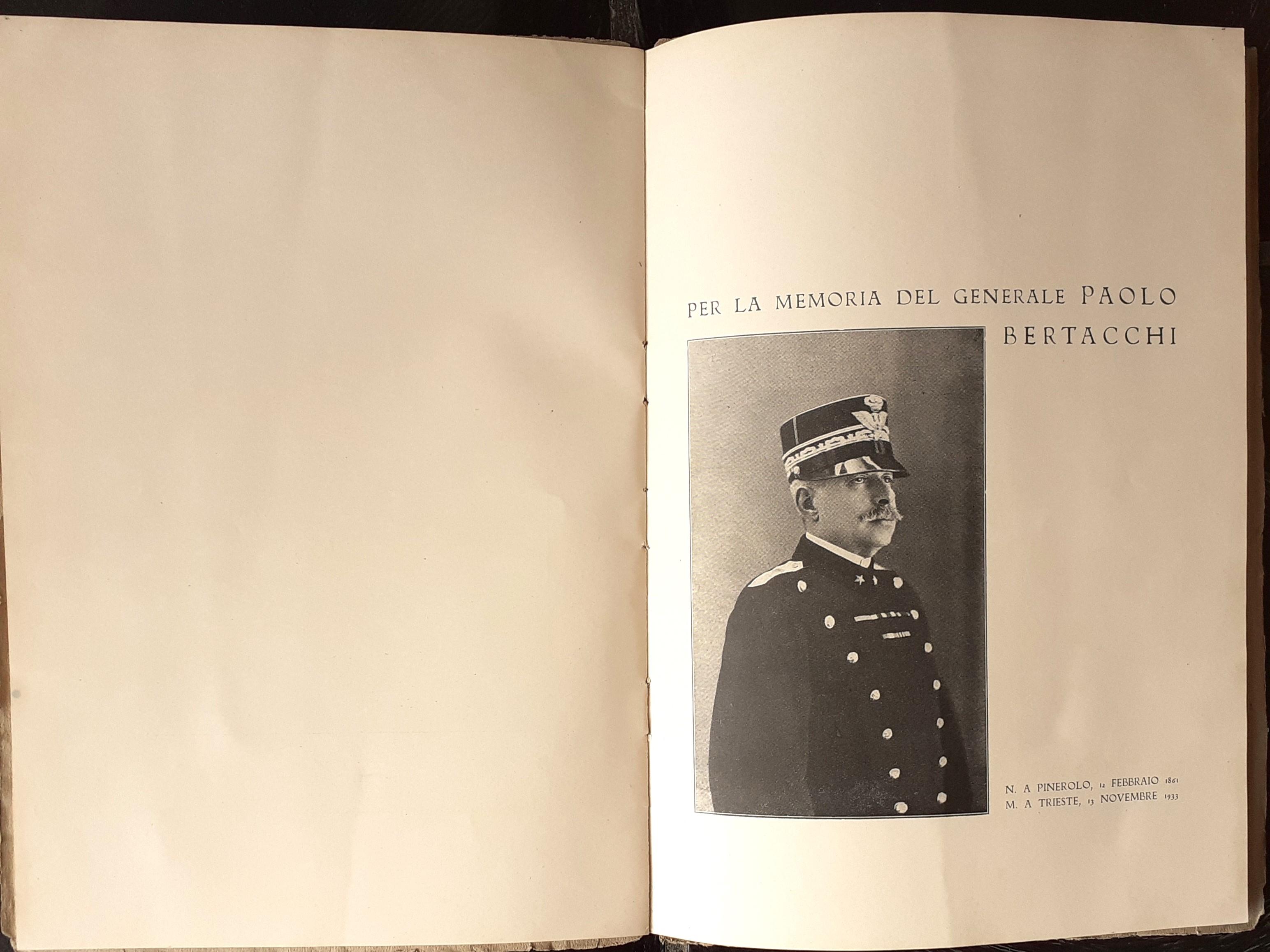 Cosimo Bertacchi Primo anniversario del suo doppio grande dolore - Condove 1934