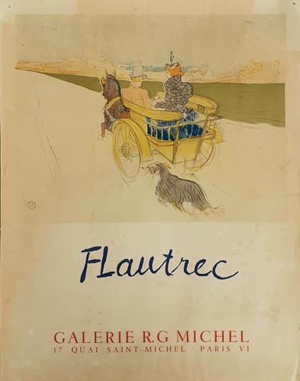 Poster originale Toulouse Lautrec Galerie R.G. Michel Paris 1949 - copertina